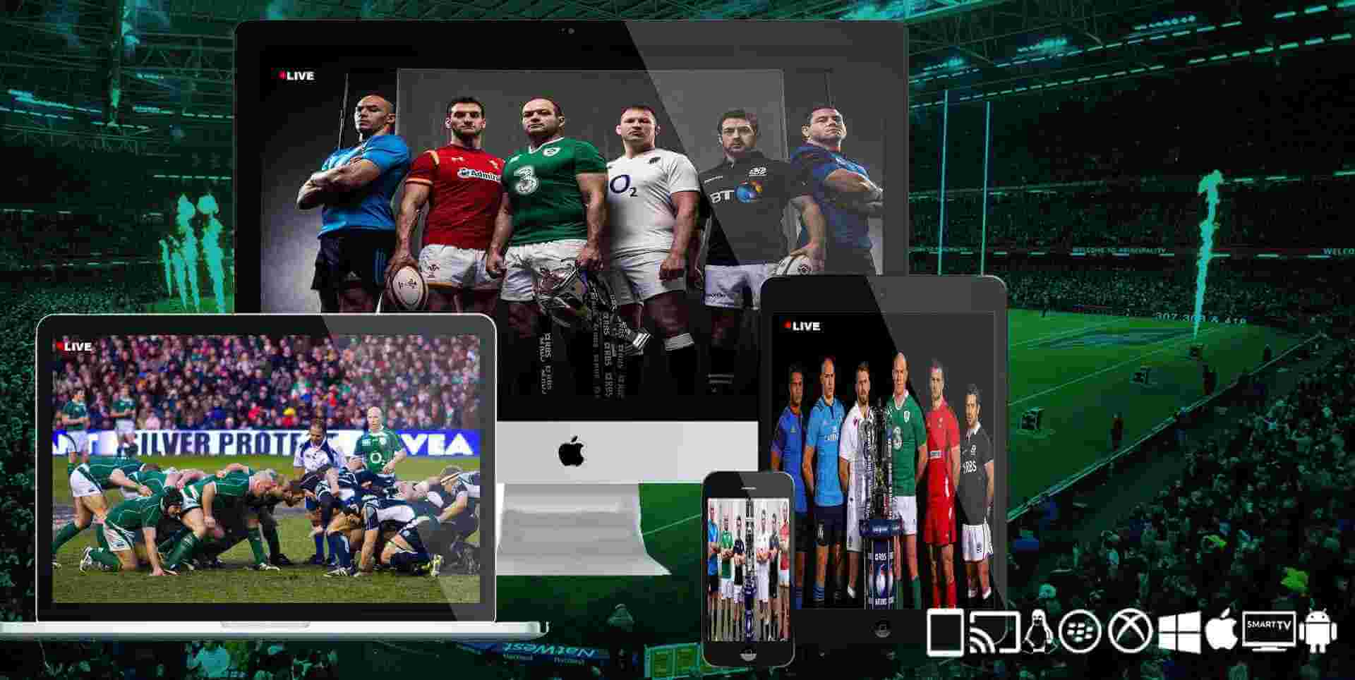 6 Nations Rugby Online: Six Nation 2024 Live Stream slider